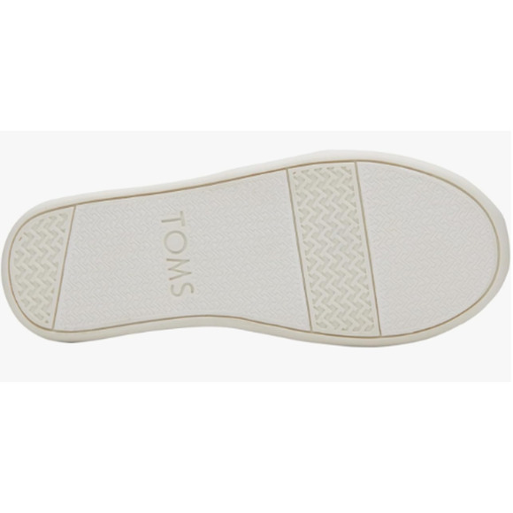 TOMS Alpargata Sneaker, Silver Iridescent Glimmer, 3 US Unisex Big Kid - Picture 4 of 4